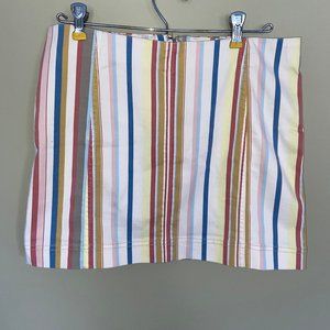 Altar'd State Striped Mini Skirt - Size Large